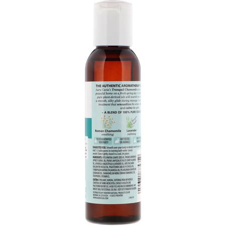 油, 沐浴鹽: Aura Cacia, Aromatherapy Body Oil, Tranquil Chamomile, 4 fl oz (118 ml)