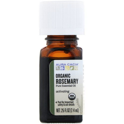 Aura Cacia, Organic, Rosemary, .25 fl oz (7.4 ml) Review