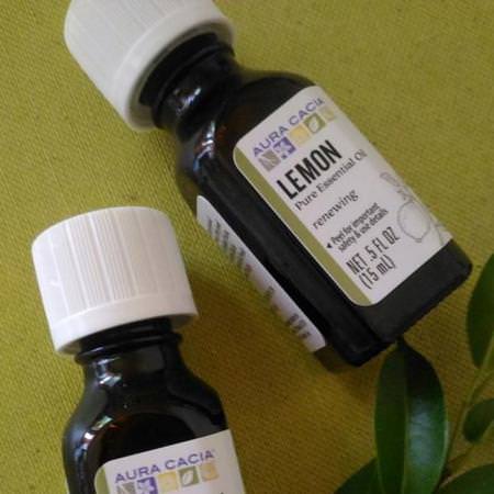 Aura Cacia Lemon Oil - 檸檬油, 香精油, 香薰, 沐浴