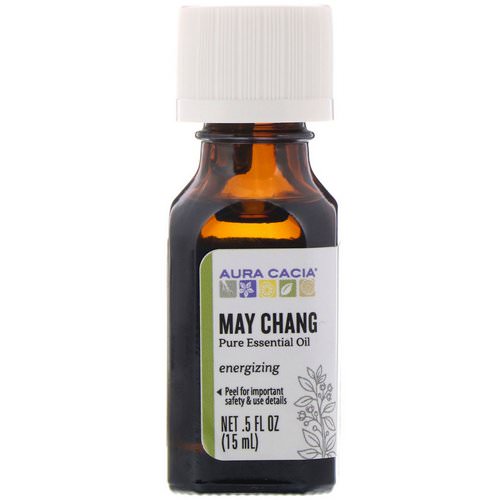 Aura Cacia, Pure Essential Oil, May Chang, .5 fl oz (15 ml) Review