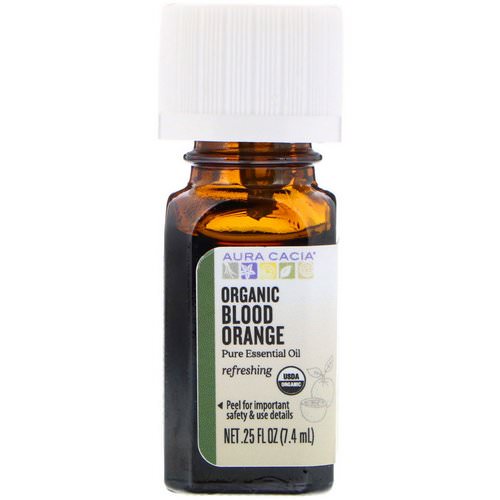 Aura Cacia, Pure Essential Oil, Organic Blood Orange, .25 fl oz (7.4 ml) Review