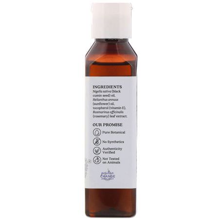 身體按摩油: Aura Cacia, Skin Care Oil, Black Seed, 4 fl oz (118 ml)