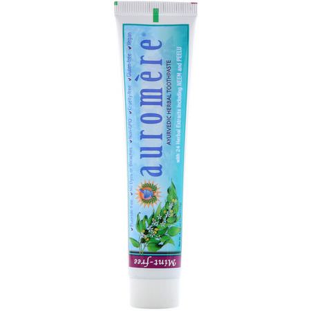 Auromere Fluoride Free - 無氟化物, 牙膏, 口腔護理, 沐浴
