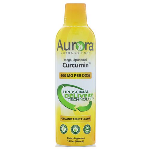 Aurora Nutrascience, Mega-Liposomal Curcumin+, Organic Fruit Flavor, 600 mg, 16 fl oz (480 ml) Review