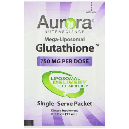 Aurora Nutrascience L-Glutathione - L-穀胱甘肽, 抗氧化劑, 補充劑