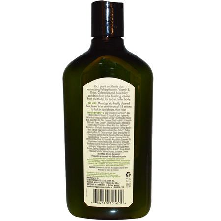 護髮素, 護髮: Avalon Organics, Conditioner, Volumizing, Rosemary, 11 oz (312 g)