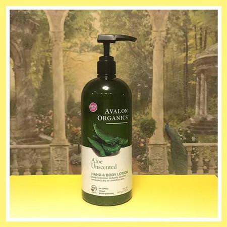 Avalon Organics Lotion Hand Care - 護手霜, 乳液, 浴液