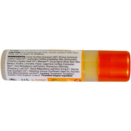 潤唇膏, 護唇: Avalon Organics, Intense Defense, With Vitamin C, Lip Balm, 0.25 oz (7 g)