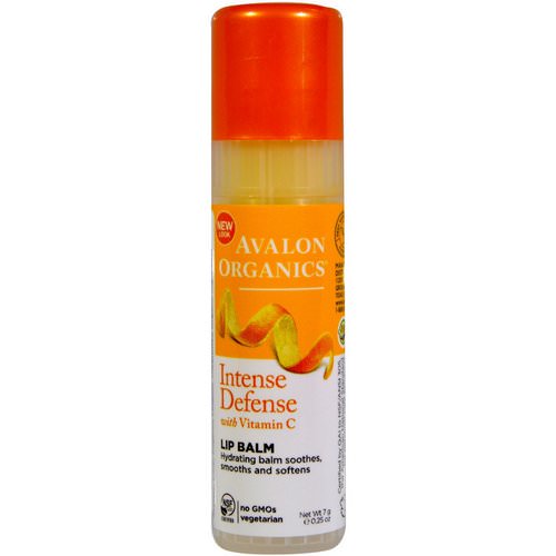 Avalon Organics, Intense Defense, With Vitamin C, Lip Balm, 0.25 oz (7 g) Review