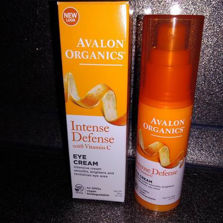 Avalon Organics Eye Creams Vitamin C Beauty - 維生素C, 眼霜, 面部保濕劑