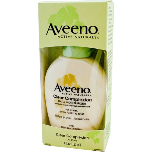 Aveeno, Active Naturals, Clear Complexion, Daily Moisturizer, 4 fl oz (120 ml) Review