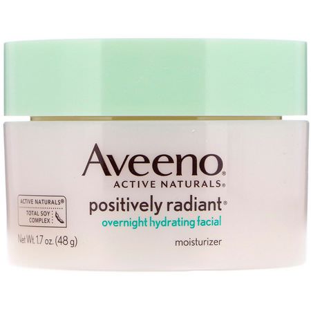 Aveeno Night Moisturizers Creams - 夜間保濕霜, 乳霜, 面部保濕霜, 美容