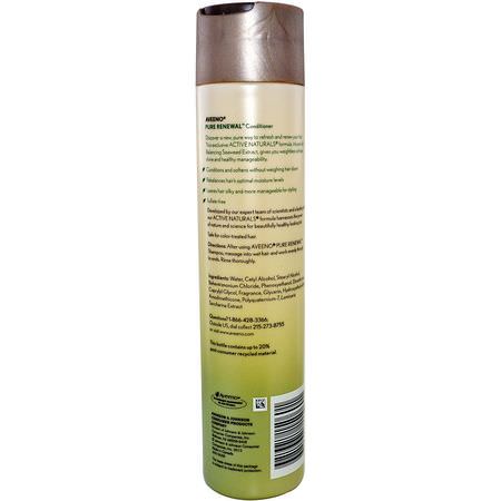 護髮素, 護髮: Aveeno, Active Naturals, Pure Renewal, Conditioner, 10.5 fl oz (311 ml)