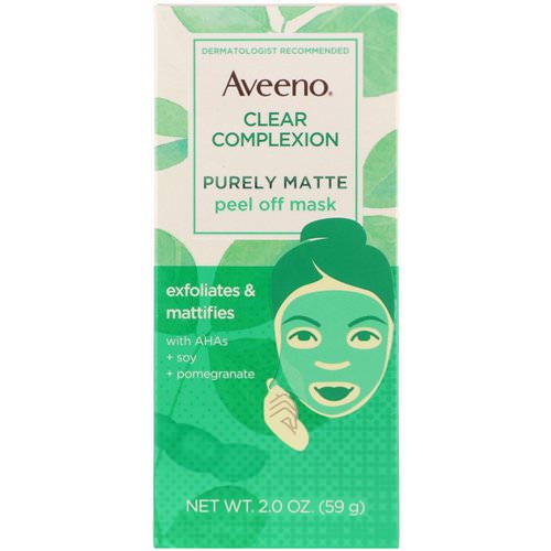 Aveeno, Clear Complexion, Purely Matte Peel Off Mask, 2.0 oz (59 g) Review