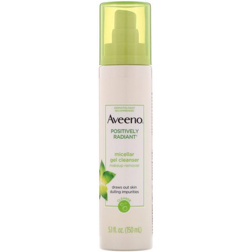 Aveeno, Positively Radiant, Micellar Gel Cleanser, 5.1 fl oz (150 ml) Review