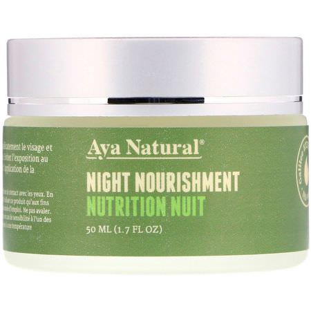 Aya Natural Night Moisturizers Creams - 夜間保濕霜, 乳霜, 面部保濕霜, 美容