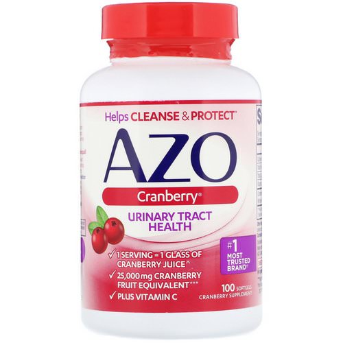 Azo, Cranberry, Urinary Tract Health, 100 Softgels Review