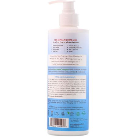 嬰兒洗髮水, 頭髮: Babo Botanicals, Lice Repel Shampoo, 16 oz (473 ml)