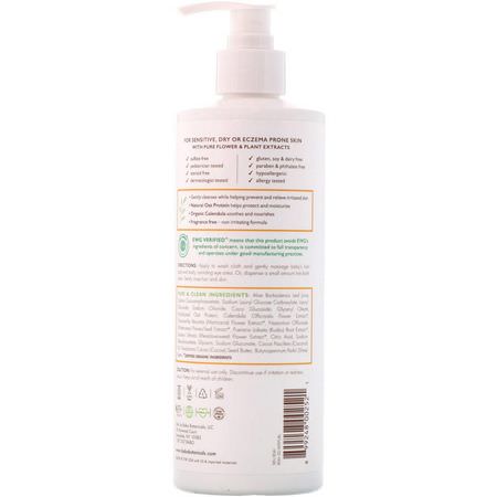 沐浴露, 嬰兒沐浴露: Babo Botanicals, Sensitive Baby, Shampoo & Wash, Fragrance Free, 16 fl oz (473 ml)