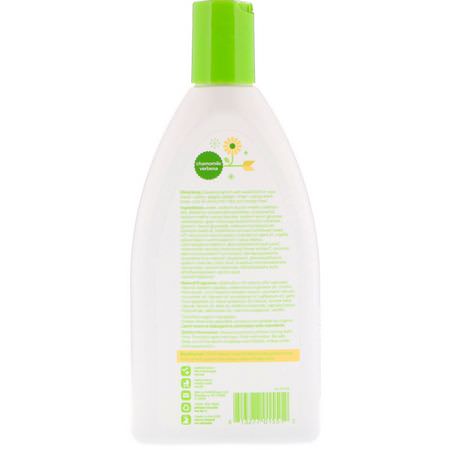 沐浴露, 多合一嬰兒洗髮水: BabyGanics, Conditioning Shampoo + Body Wash, Chamomile Verbena, 12 fl oz (354 ml)
