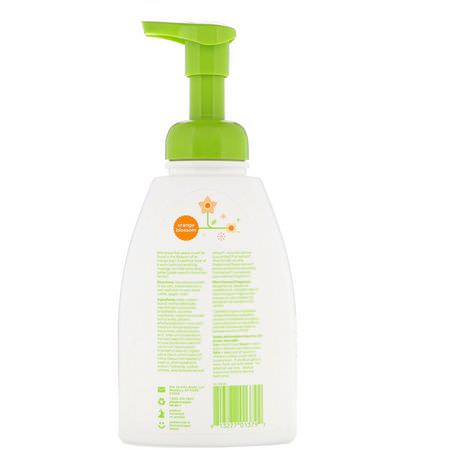 沐浴露, 嬰兒沐浴露: BabyGanics, Good Night Shampoo + Body Wash, Orange Blossom, 16 fl oz (473 ml)