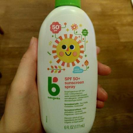 BabyGanics Baby Sunscreen Body Sunscreen - 身體防曬霜, 沐浴露, 嬰兒防曬霜