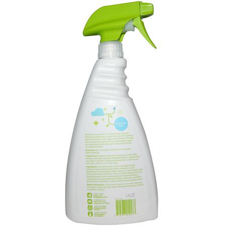 家用多功能清潔劑: BabyGanics, Stain & Odor Remover, Fragrance Free, 32 fl oz (946 ml)