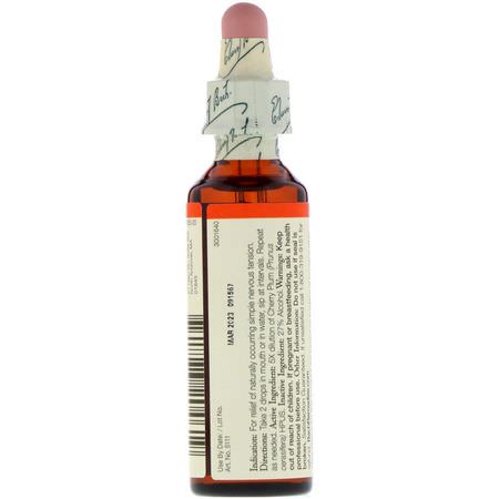 順勢療法, 花: Bach, Original Flower Remedies, Cherry Plum, 0.7 fl oz (20 ml)