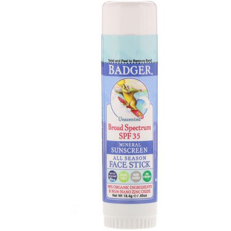 Badger Company Body Sunscreen Face Sunscreen - 面部防曬霜, 身體防曬霜, 沐浴劑