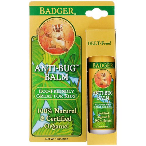 Badger Company, Anti-Bug Balm, 0.60 oz (17 g) Review
