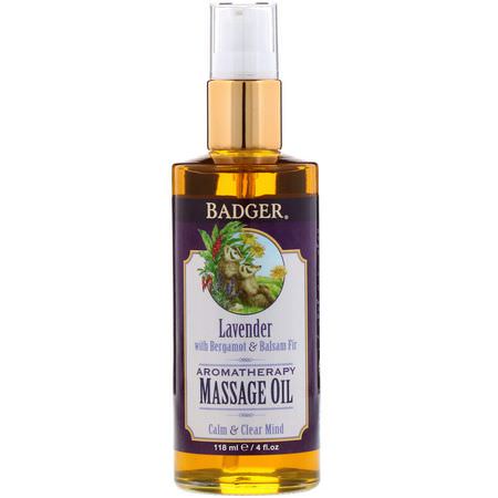 Badger Company Body Massage Oil Blends - 按摩油, 按摩油, 身體, 沐浴
