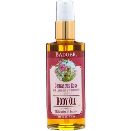 Badger Company Body Massage Oil Blends - 按摩油, 按摩油, 身體, 沐浴