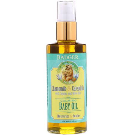 Badger Company Baby Oil Body Massage Oils - 身體按摩油, 沐浴液, 嬰兒油