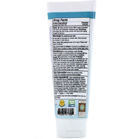身體防曬霜, 面部防曬霜: Badger Company, Clear Daily, Natural Mineral Sunscreen Lotion, Clear Zinc, SPF 30, Unscented, 4 fl oz (118 ml)