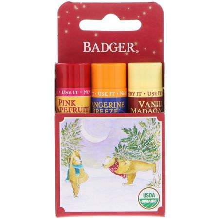 Badger Company Lip Balm Gift Sets Bath Personal Care - 禮品套裝, 潤唇膏, 護唇, 沐浴