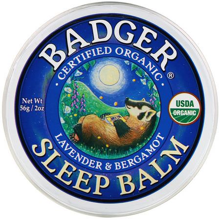 Badger Company Sleep Formulas - 睡眠, 補品