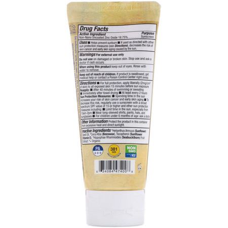 身體防曬霜: Badger Company, Natural Mineral Sunscreen Cream, SPF 30 PA+++, Unscented, 2.9 fl oz (87 ml)