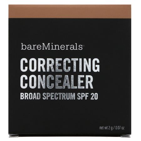 遮瑕膏, 臉部: Bare Minerals, Correcting Concealer, SPF 20, Tan 2, 0.07 oz (2 g)