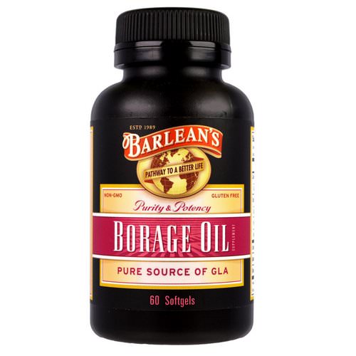 Barlean's, Borage Oil, 60 Softgels Review