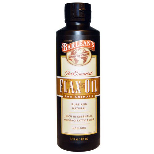 Barlean's, Flax Oil, for Animals, 12 fl oz (355 ml) Review