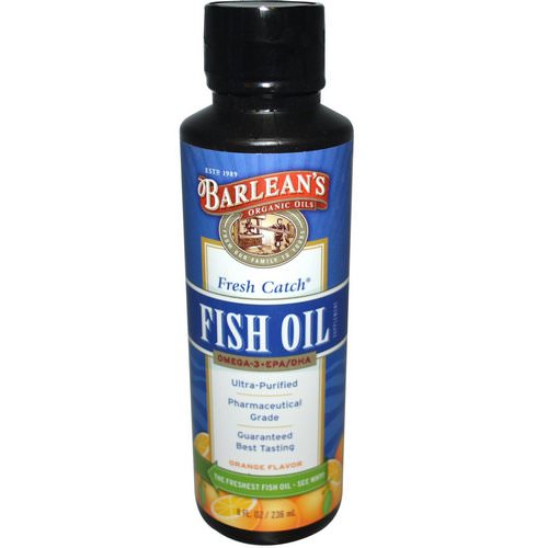 Barlean's, Fresh Catch Fish Oil, Omega-3 EPA/DHA, Orange Flavor, 8 fl oz (236 ml) Review