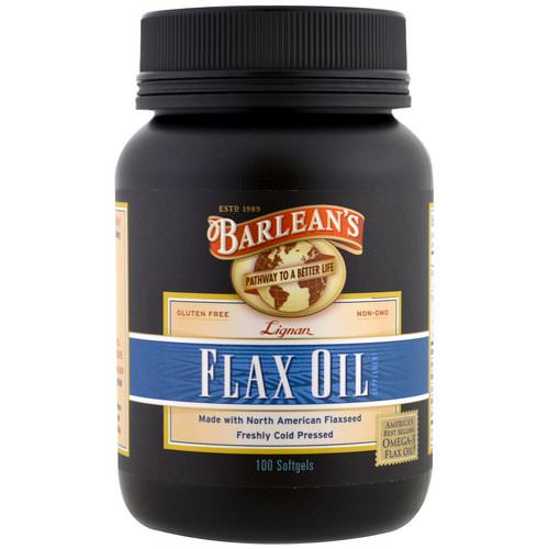 Barlean's, Lignan Flax Oil, 100 Softgels Review