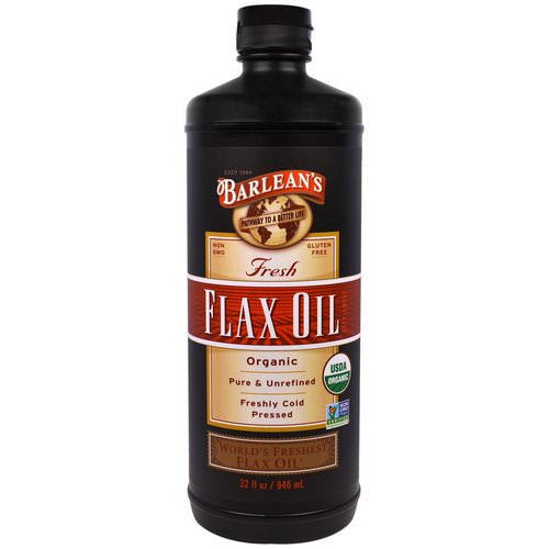 Barlean's, Organic, Fresh Flax Oil, 32 fl oz (946 ml) Review
