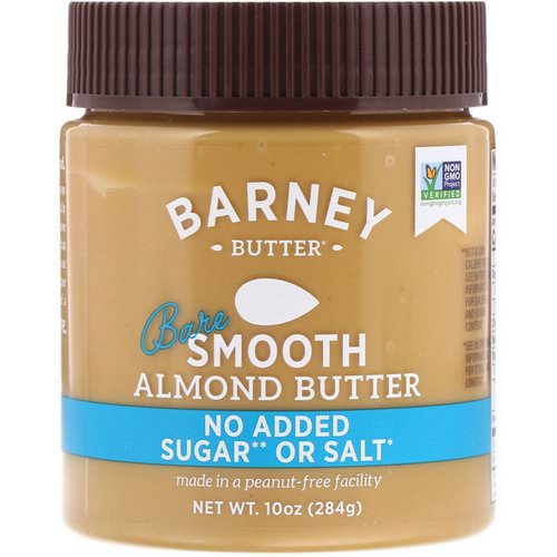 Barney Butter, Almond Butter, Bare Smooth, 10 oz (284 g) Review