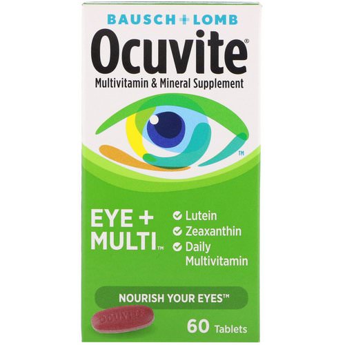 Bausch & Lomb, Ocuvite, Eye + Multi, 60 Tablets Review