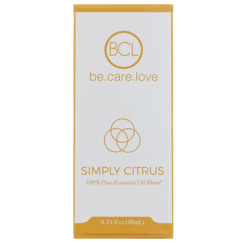 BCL, Be Care Love, 100% Pure Essential Oil Blend, Simply Citrus, 0.34 fl oz (10 ml) Review