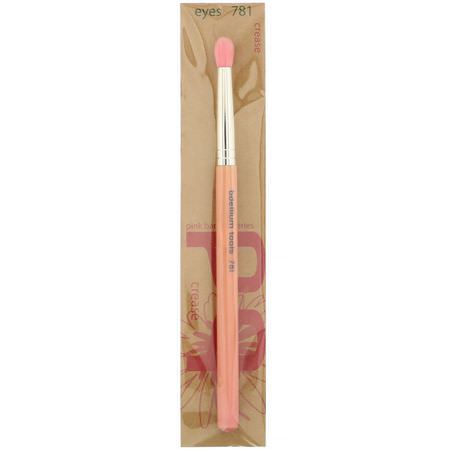 美容化妝刷: Bdellium Tools, Pink Bambu Series, Eyes 781, 1 Crease Brush