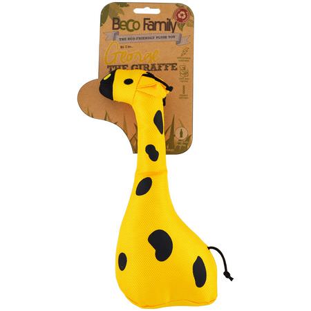 寵物玩具, 寵物: Beco Pets, The Eco-Friendly Plush Toy, For Dogs, George The Giraffe, 1 Toy
