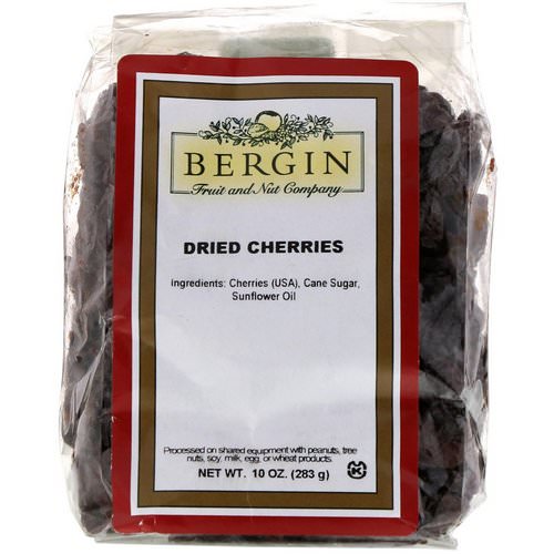 Bergin Fruit and Nut Company, Dried Cherries, 10 oz (283 g) Review