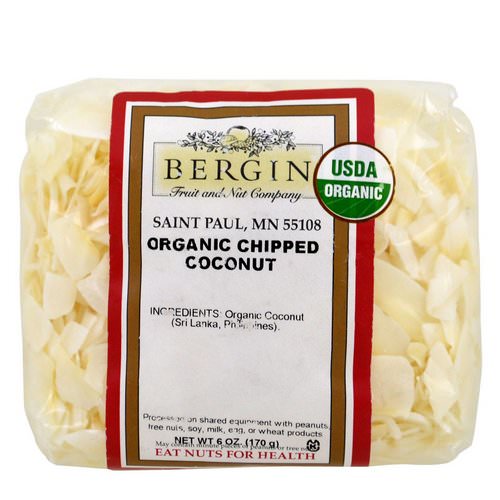 Bergin Fruit and Nut Company, Organic Chipped Coconut, 6 oz (170 g) Review